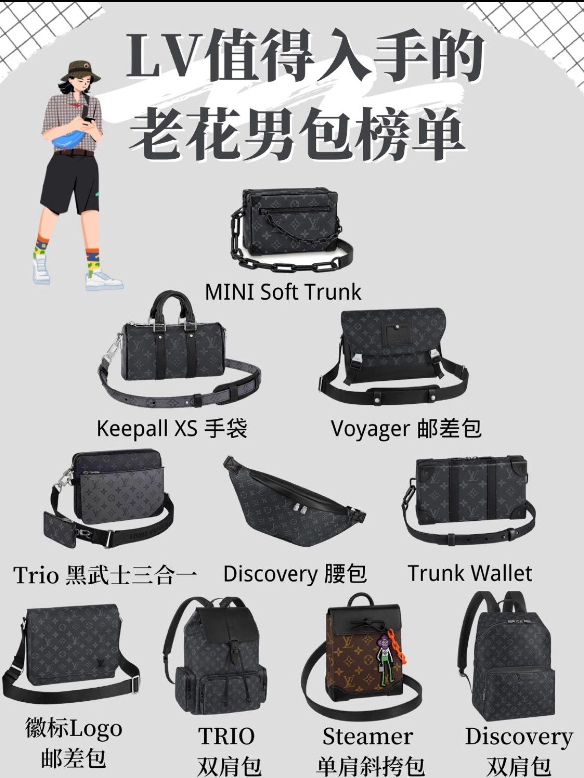 值得买的lv包男款,lv值得买的男士斜挎包推荐