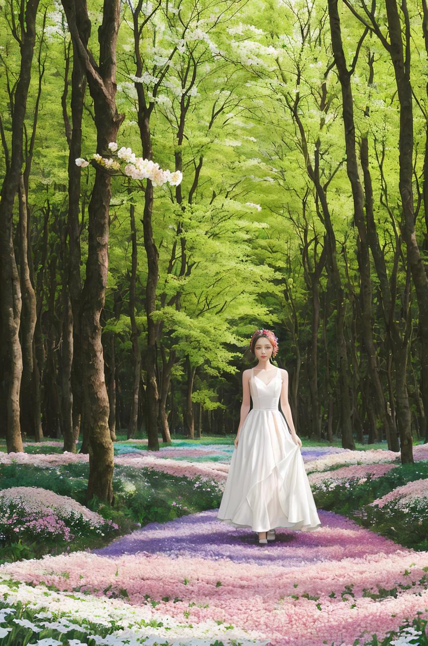 童话森林ai绘画,安的童话森林