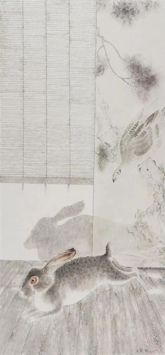 严谨细致的书法,水墨气韵生动的线描