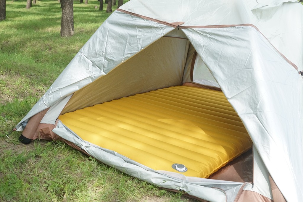 露营快速充气多功能全自动帐篷,充气帐篷户外露营2室一厅