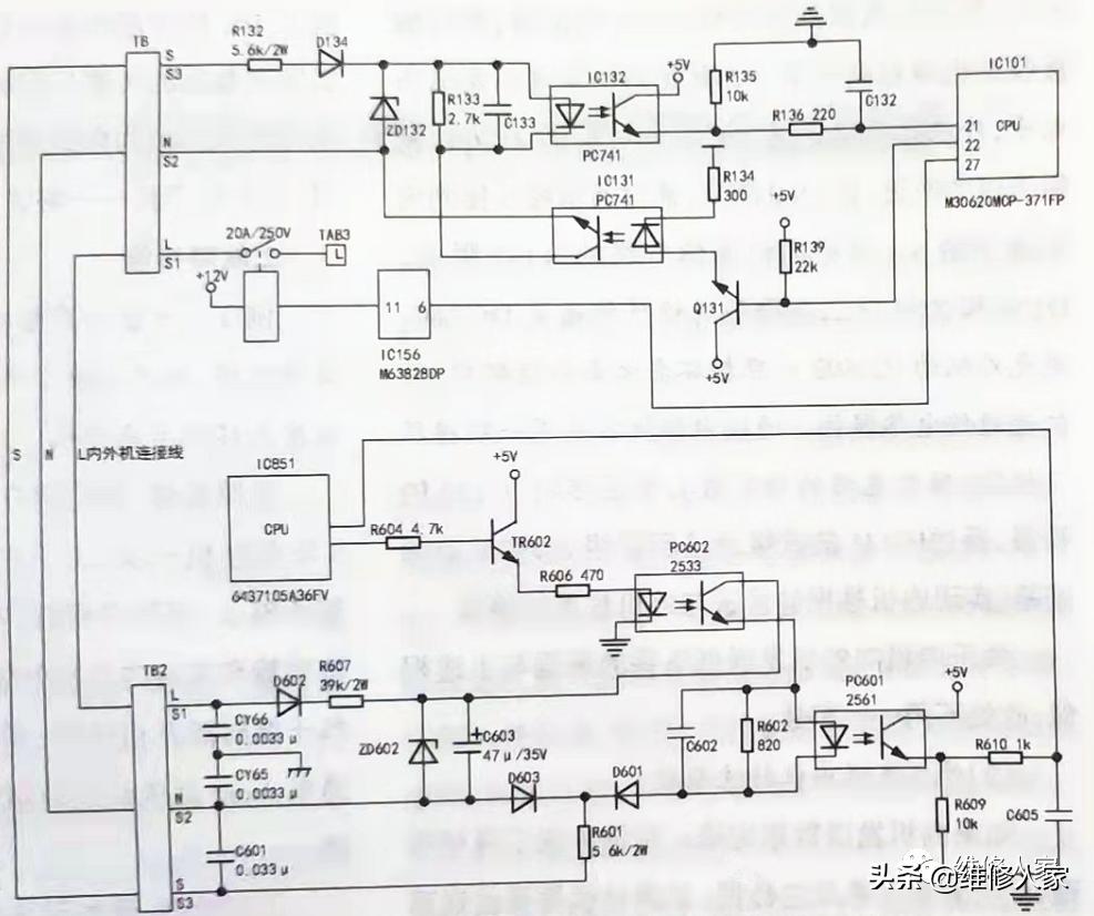三菱重工空调通讯电路图纸,三菱电机变频空调使用说明