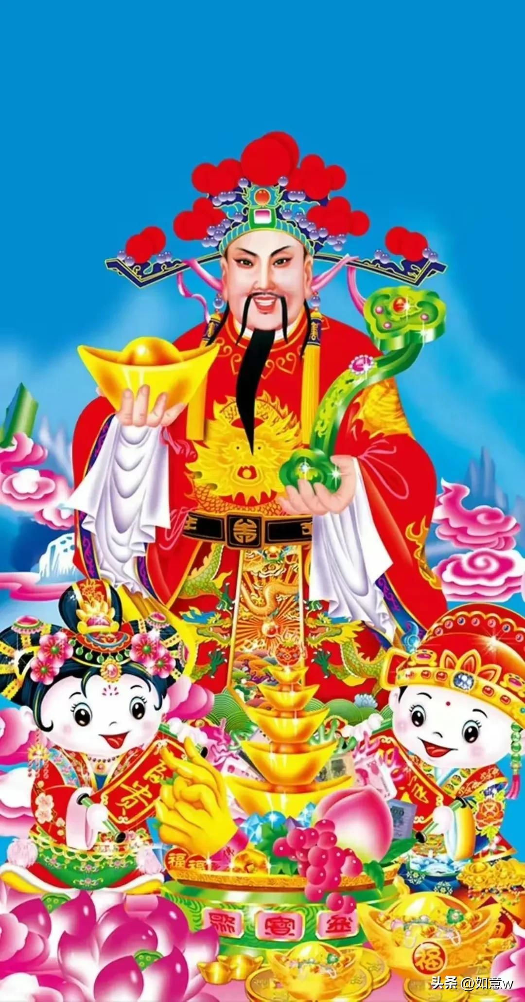 2024暴富财神爷壁纸,财神爷壁纸2023年取图