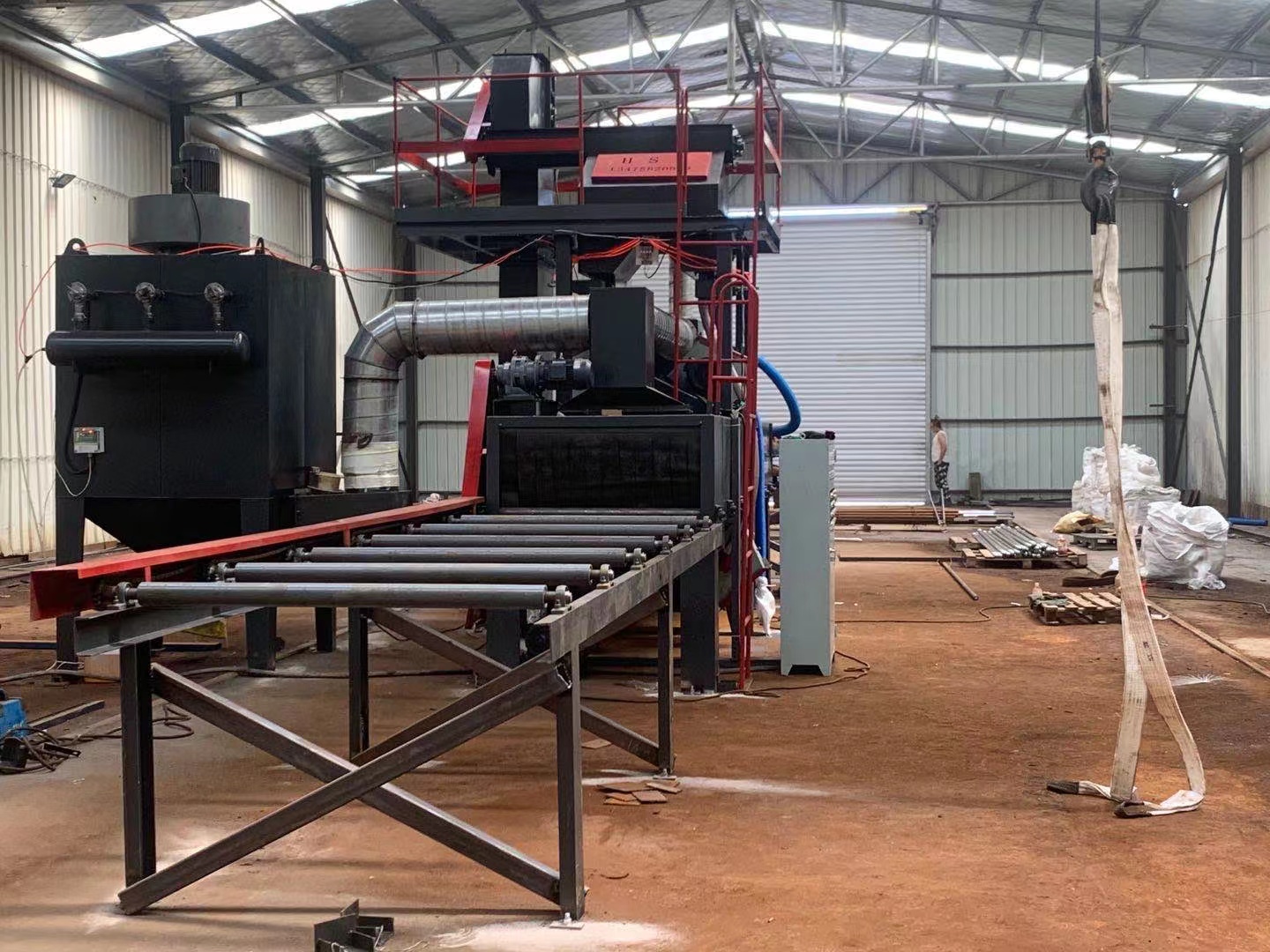 环保型打砂机,大型打砂清洗机