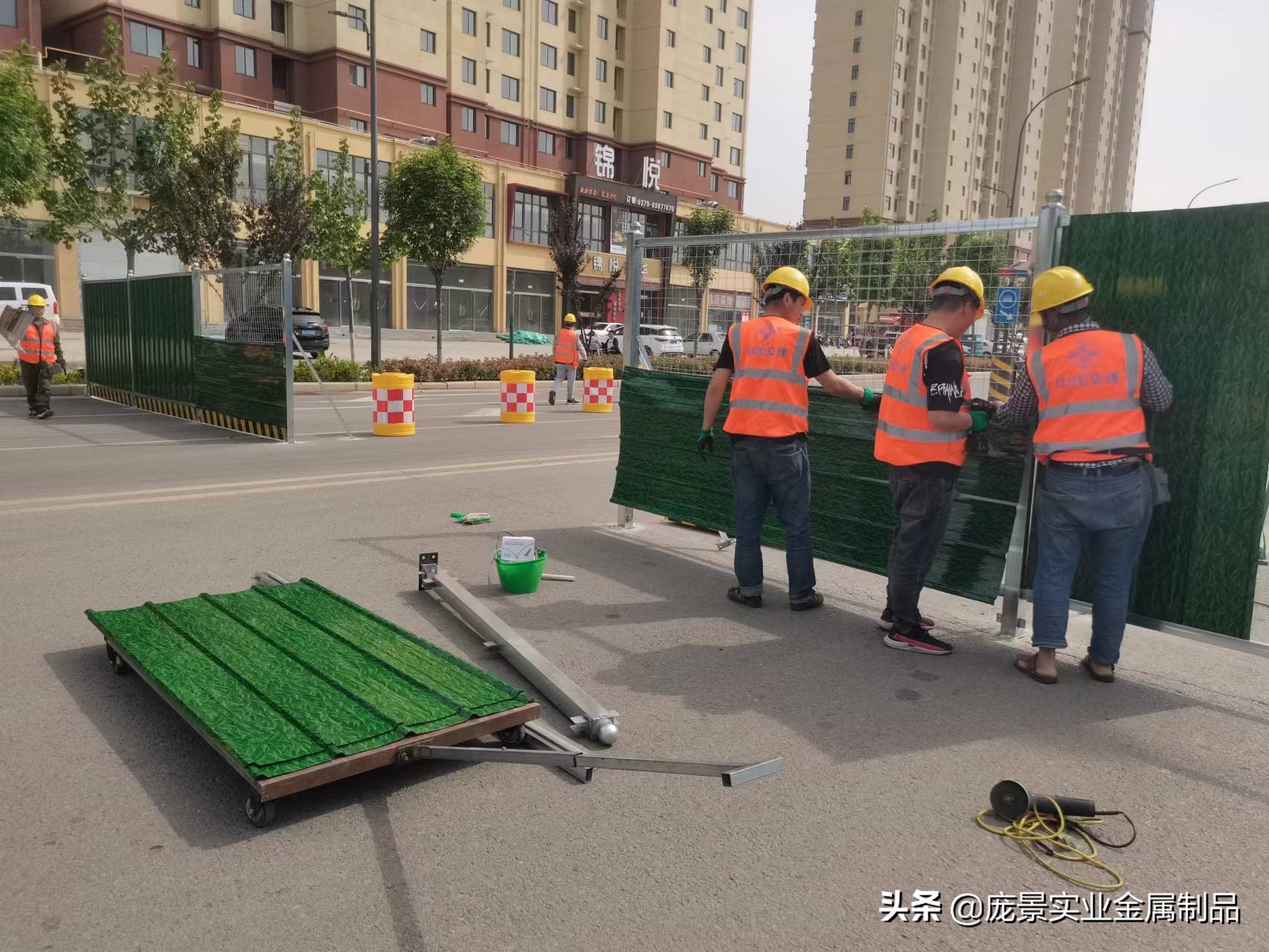 施工围挡的具体结构方法