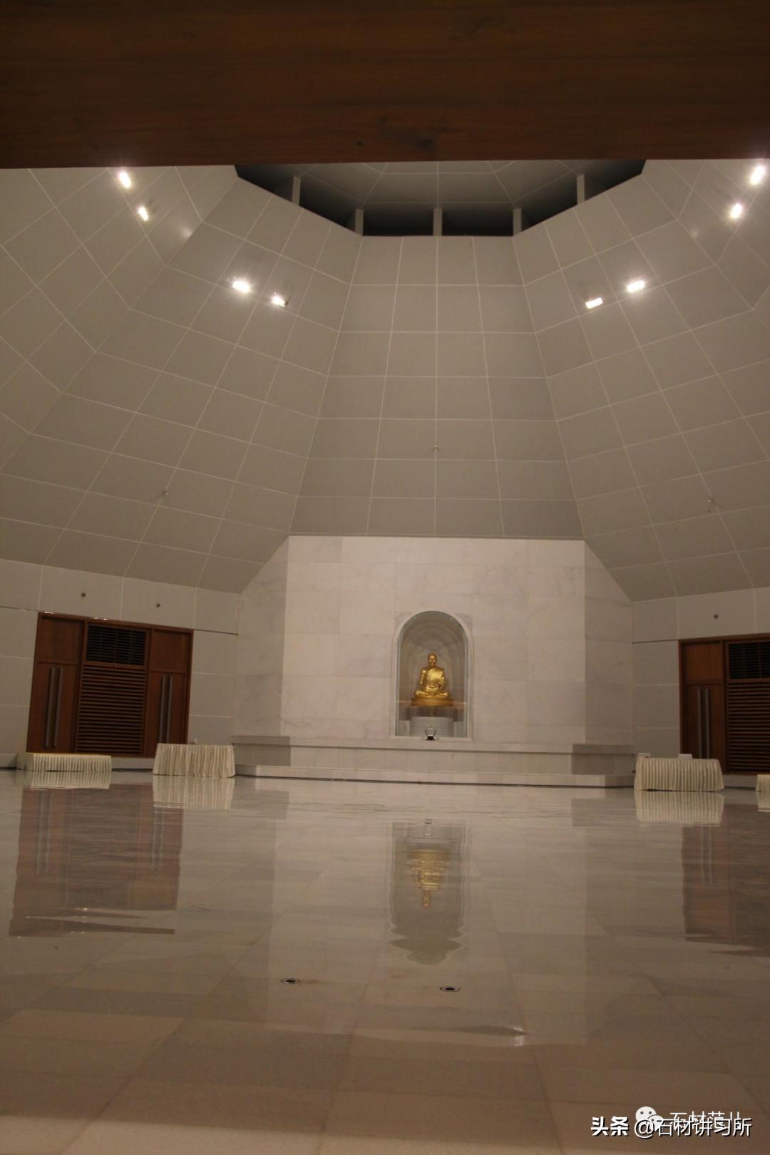 水晶白大理石效果,天然透光超薄石材