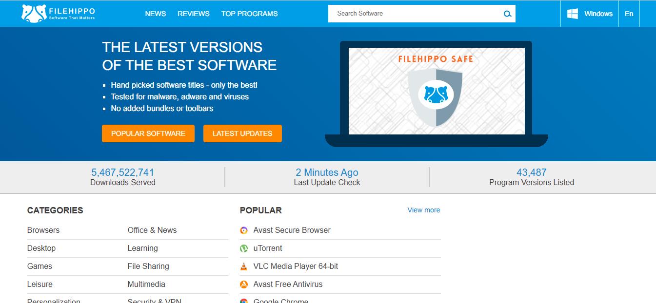 安全下载的软件排行,安全软件下载网站推荐