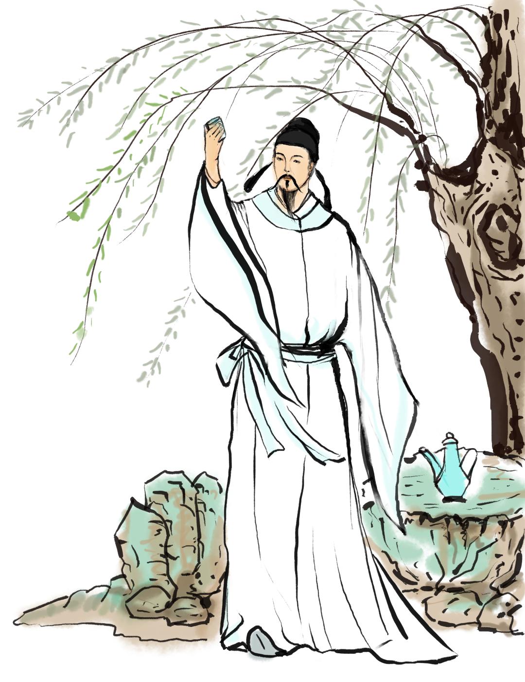 诗仙李白酒后诗千篇,李白自言臣是酒中仙