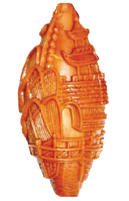 橄榄核雕方寸之间,舟山核雕方寸之间