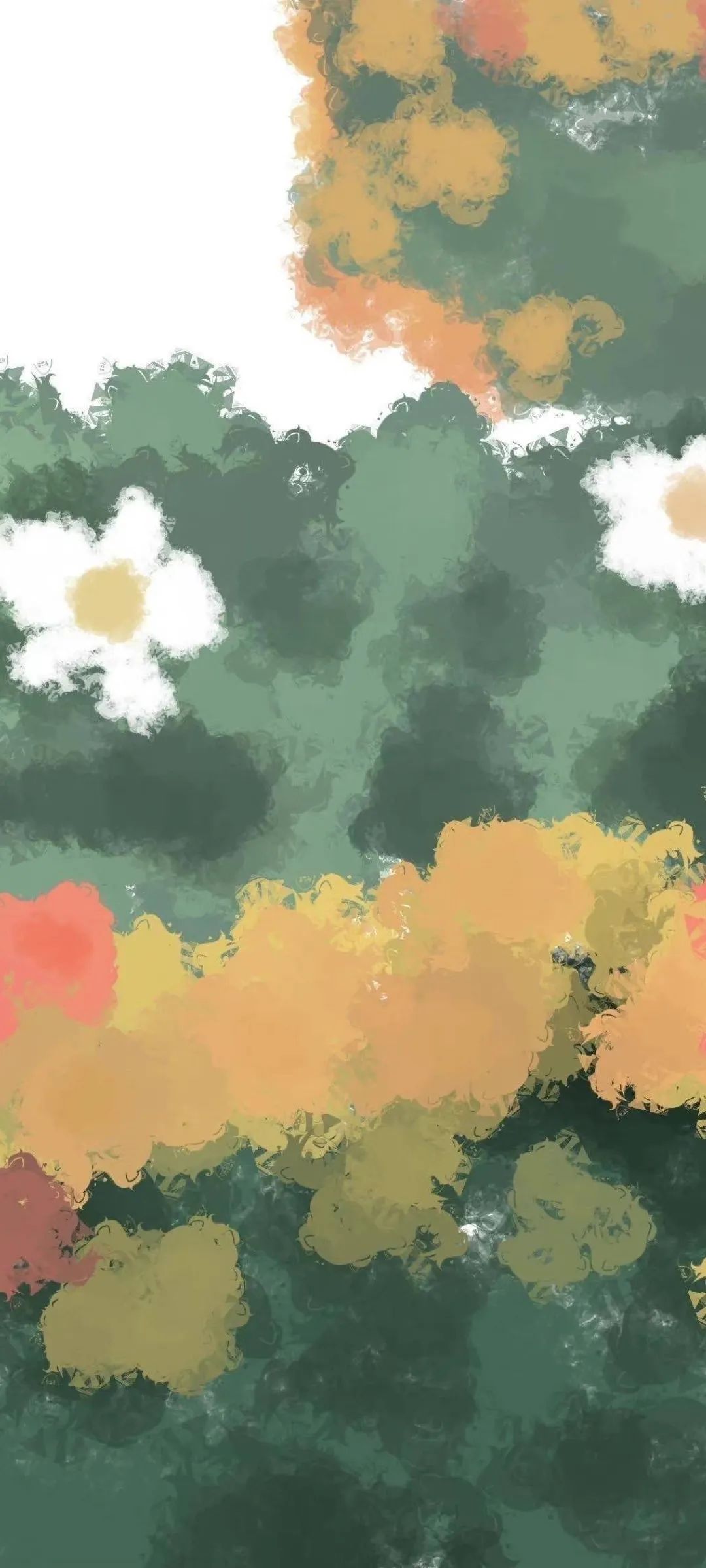 简单好看的水彩笔壁纸,好看清新的蓝色壁纸