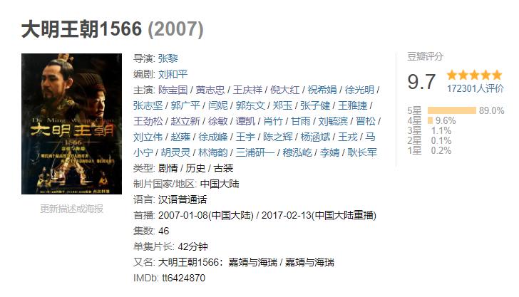 与康熙王朝一样的历史大剧,十大经典历史剧排行康熙王朝垫底