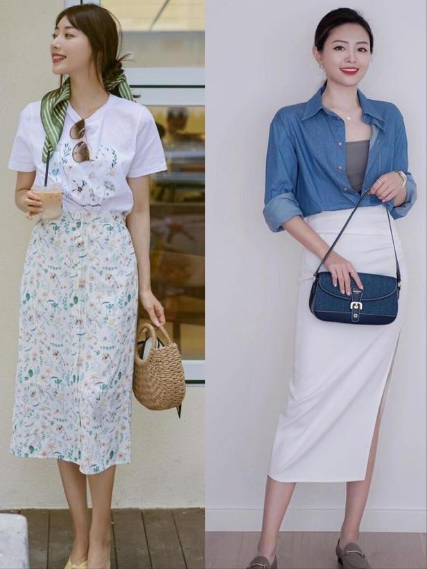 夏天裙子不必多买，有这4条“半身裙”就够了，百搭又洋气