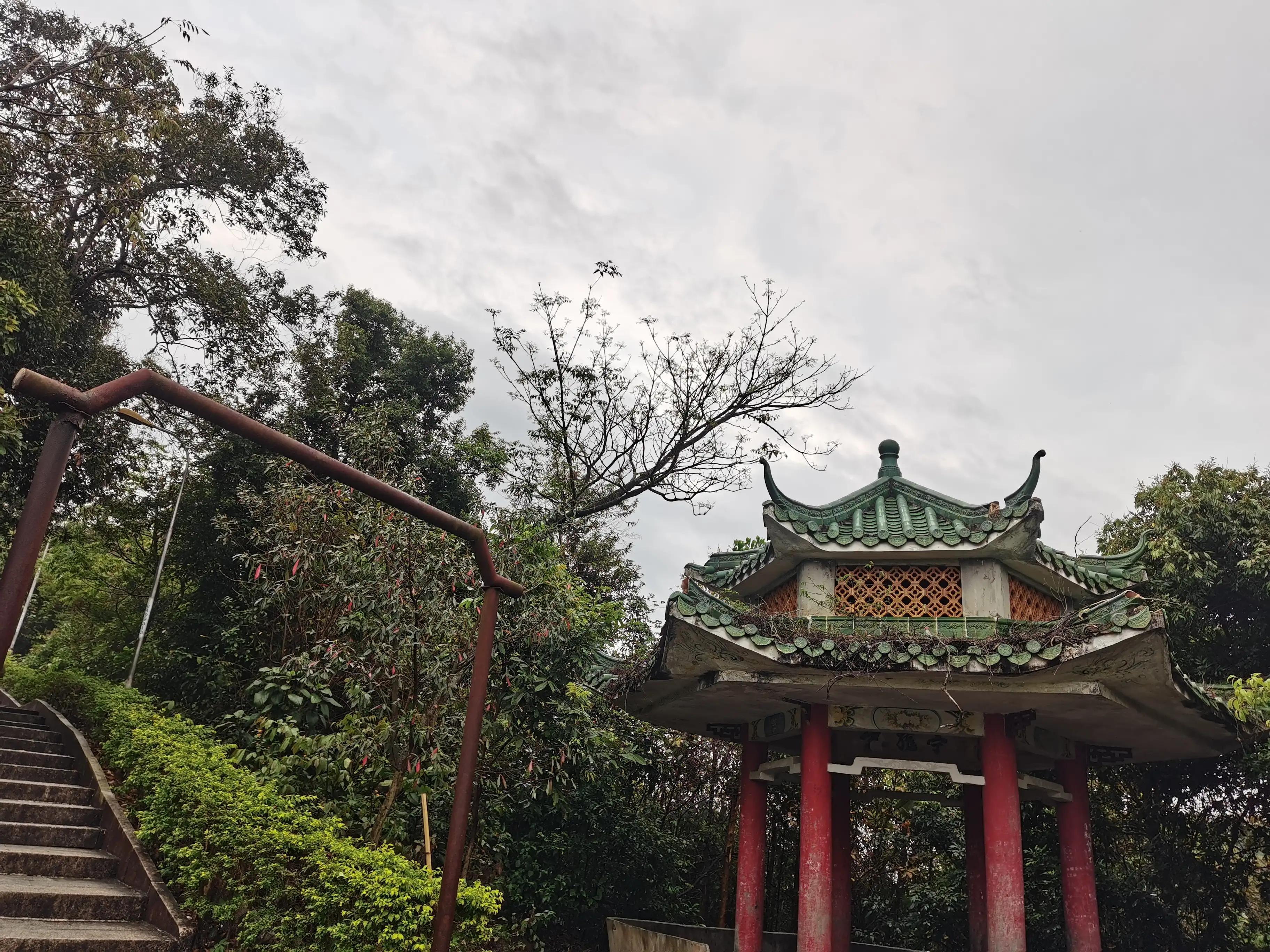 求水山公园仿古长城描述,深圳真正的仿古长城