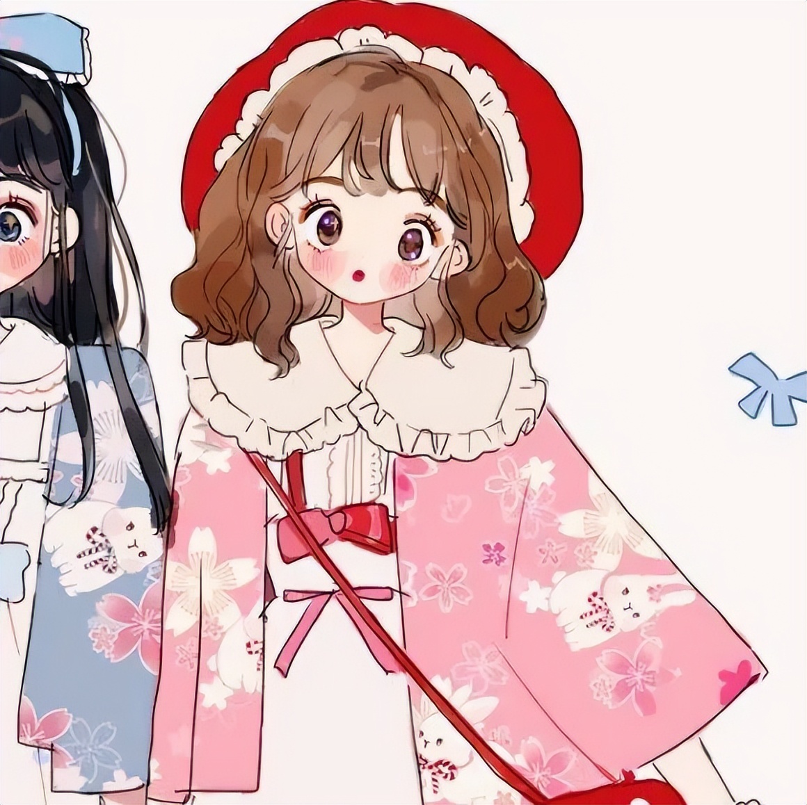 又是闺蜜头像又是情侣头像,小红书女生头像闺蜜头像