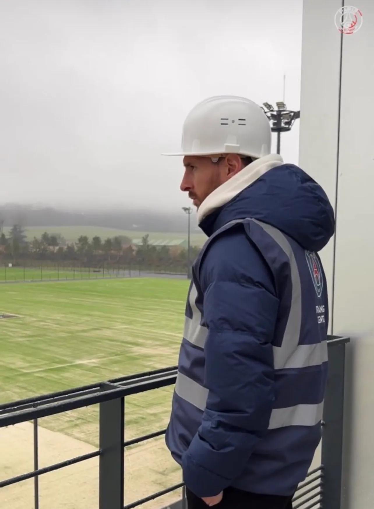 梅西参观,梅西视察工地