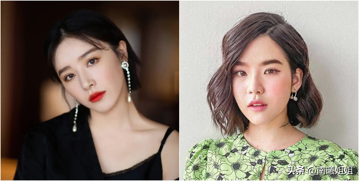 今年最流行的发型圆脸,发量少的过肩发型怎么扎好看圆脸
