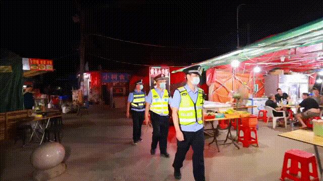 【夏季治安打击整治“百日行动”】福建福州公安持续开展夏夜治安巡查宣防集中统一行动