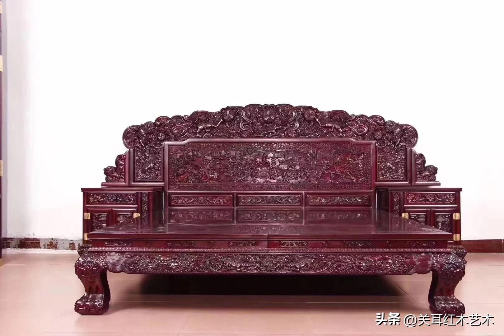 睡过的红木床有没有人买,价值千万的红木床