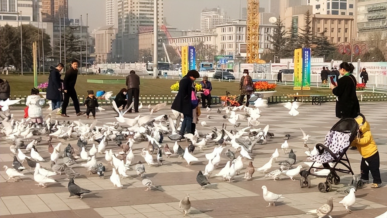 兰州东方红广场最新状况,兰州东方红广场改建前的照片