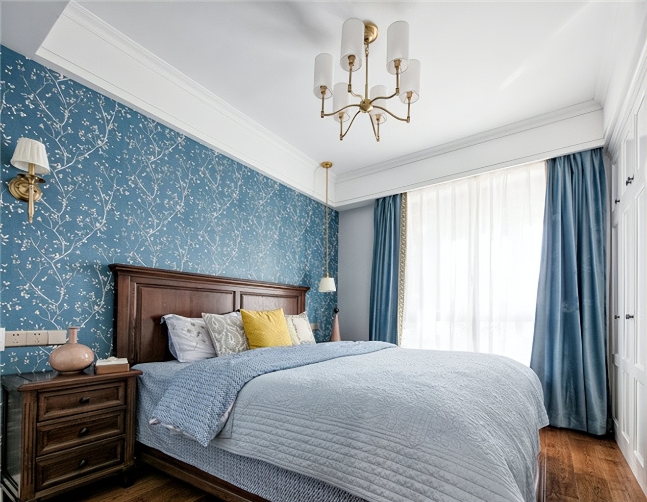 温柔舒服的装修效果,温馨的美式家怎么布置