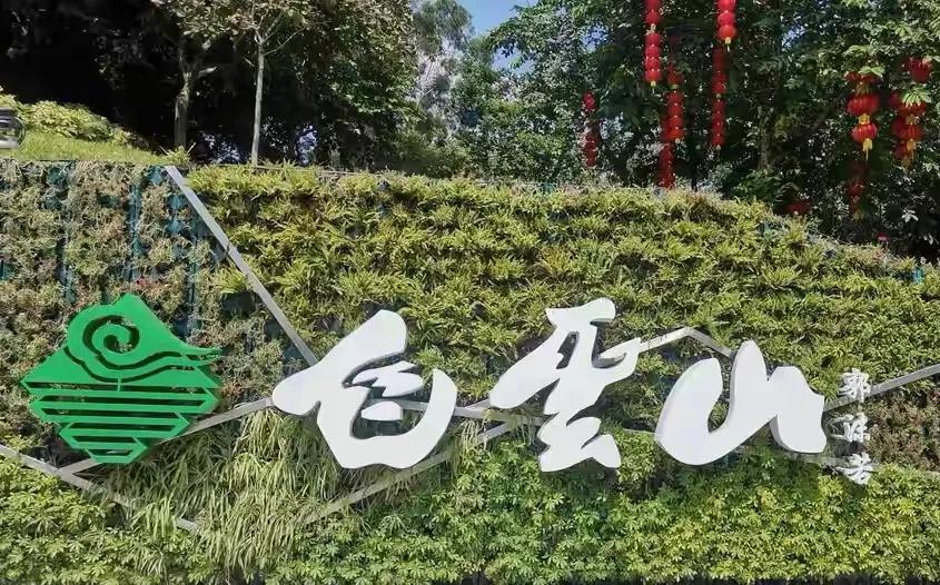 广州白云山上的书法石刻,白云山书画