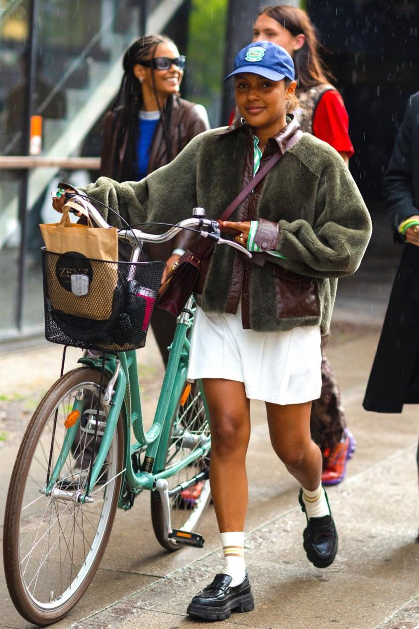 中长款羊羔毛外套怎么穿好看,冬天穿羊羔毛外套