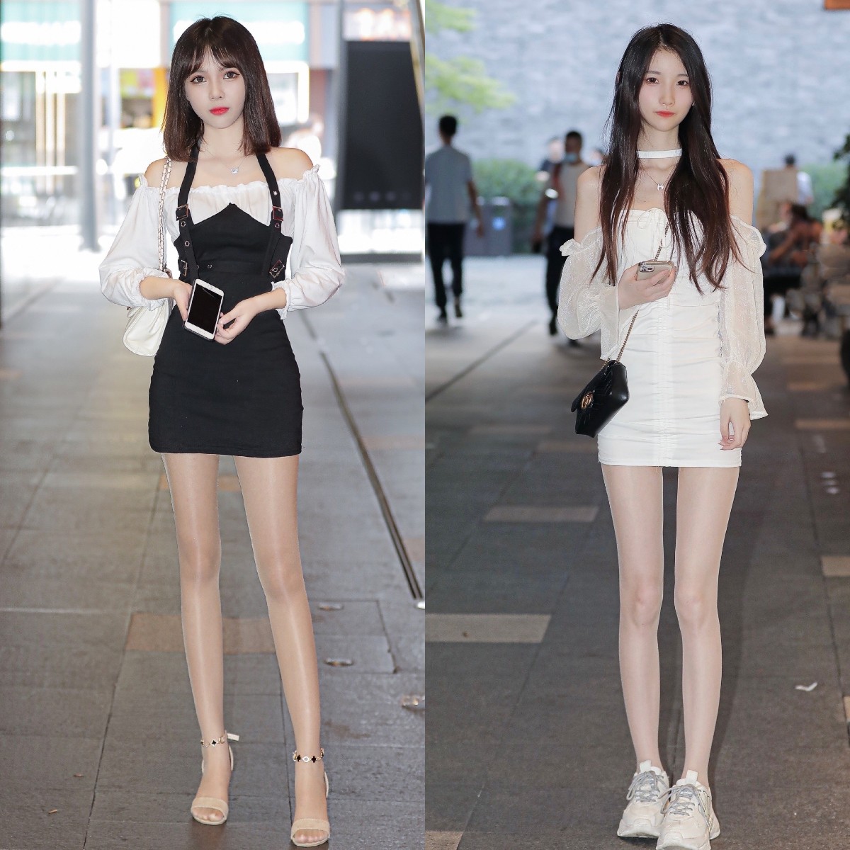 白丝小腿袜穿搭高级感,长腿袜怎么穿才更漂亮呢