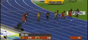 世界百米五虎vs中国百米五虎,男子百米十大最佳纪录