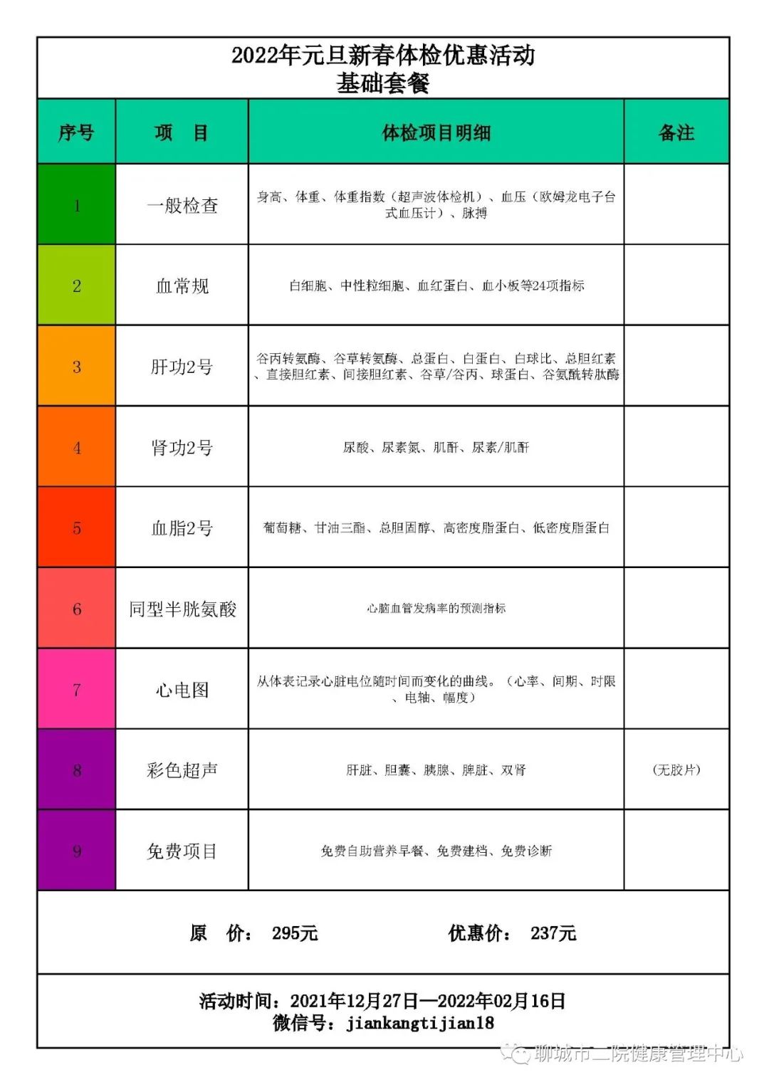 迎新春特惠体检套餐来了,健康体检管理中心迎新春活动