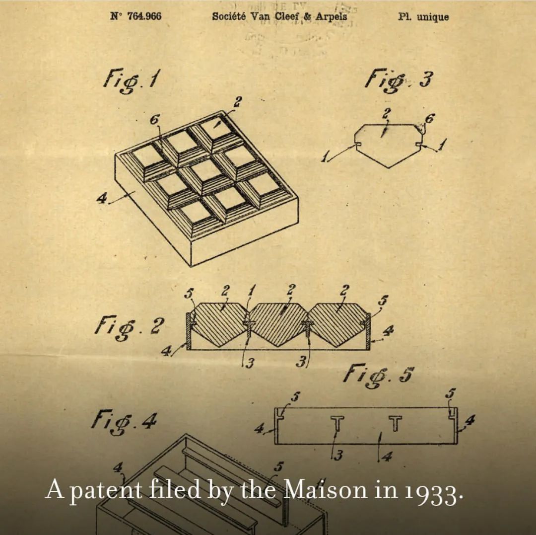 绝美梵克雅宝,梵克雅宝鎏金雕花