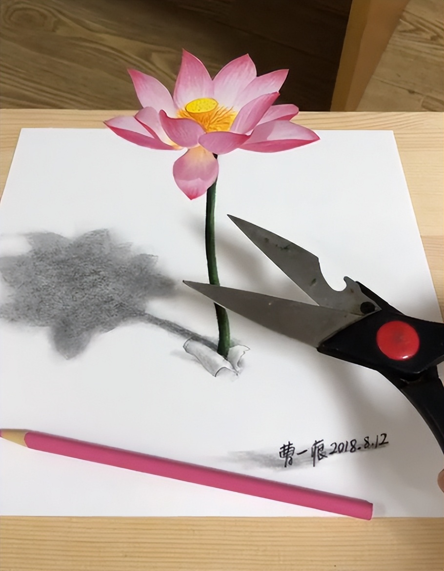 3D绘画牛人多厉害？画出真假难辨的“立体美女”，震惊500万网友