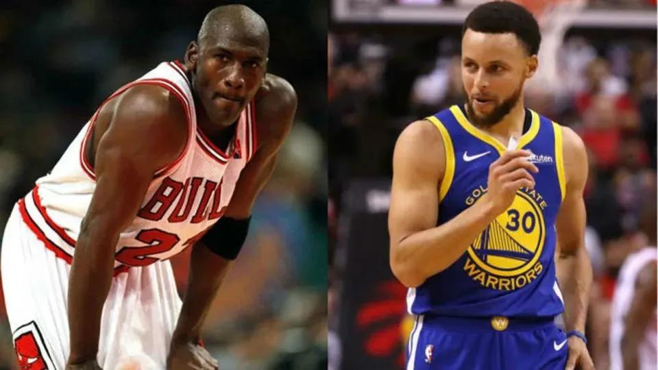 美媒发布库里和乔丹生涯荣誉对比,乔丹如何评价库里的四次冠军之路