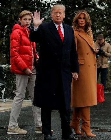 特朗普巴伦小时候,特朗普小儿子巴伦近照