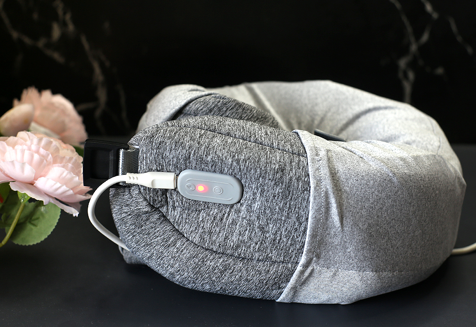 恒温热敷，一键充气，蓝宝颈椎按摩器体验