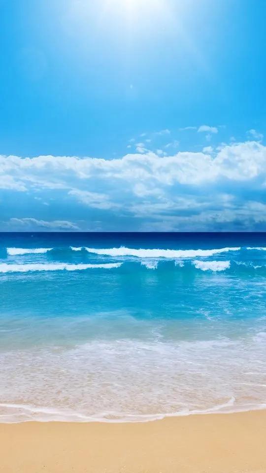 满屏草原蓝天白云护眼壁纸,阳光蓝天白云高清壁纸