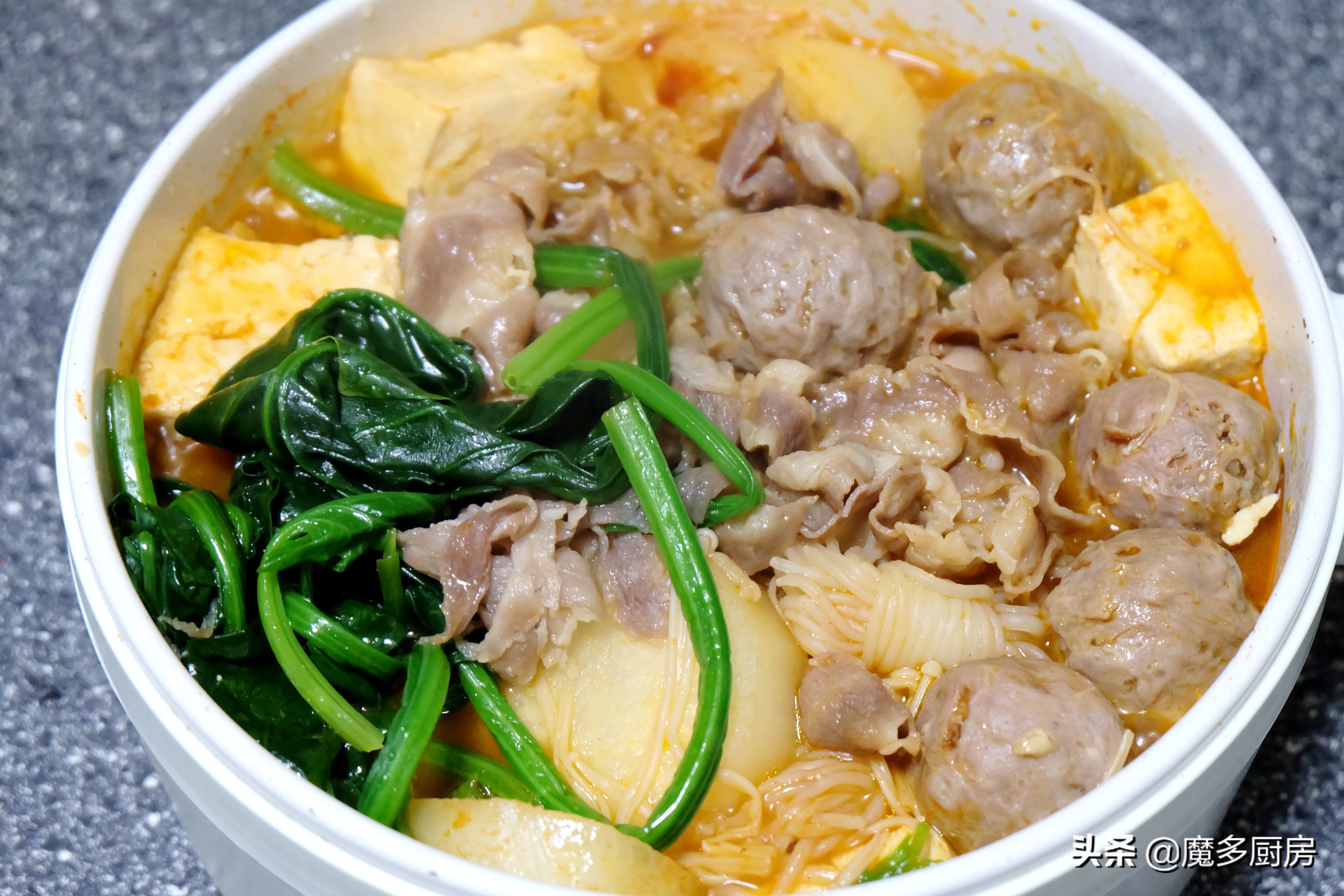 全职妈妈一个人的午餐,怎么在家自煮小火锅吃