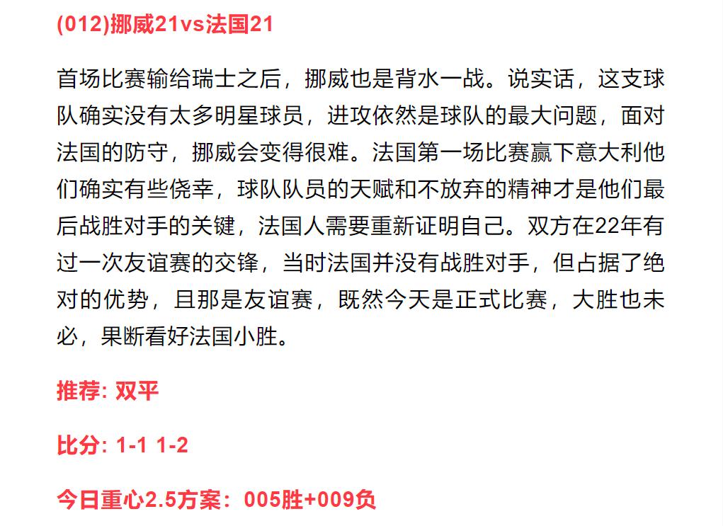 欧赔今日竞彩分析推荐,竞彩6:1