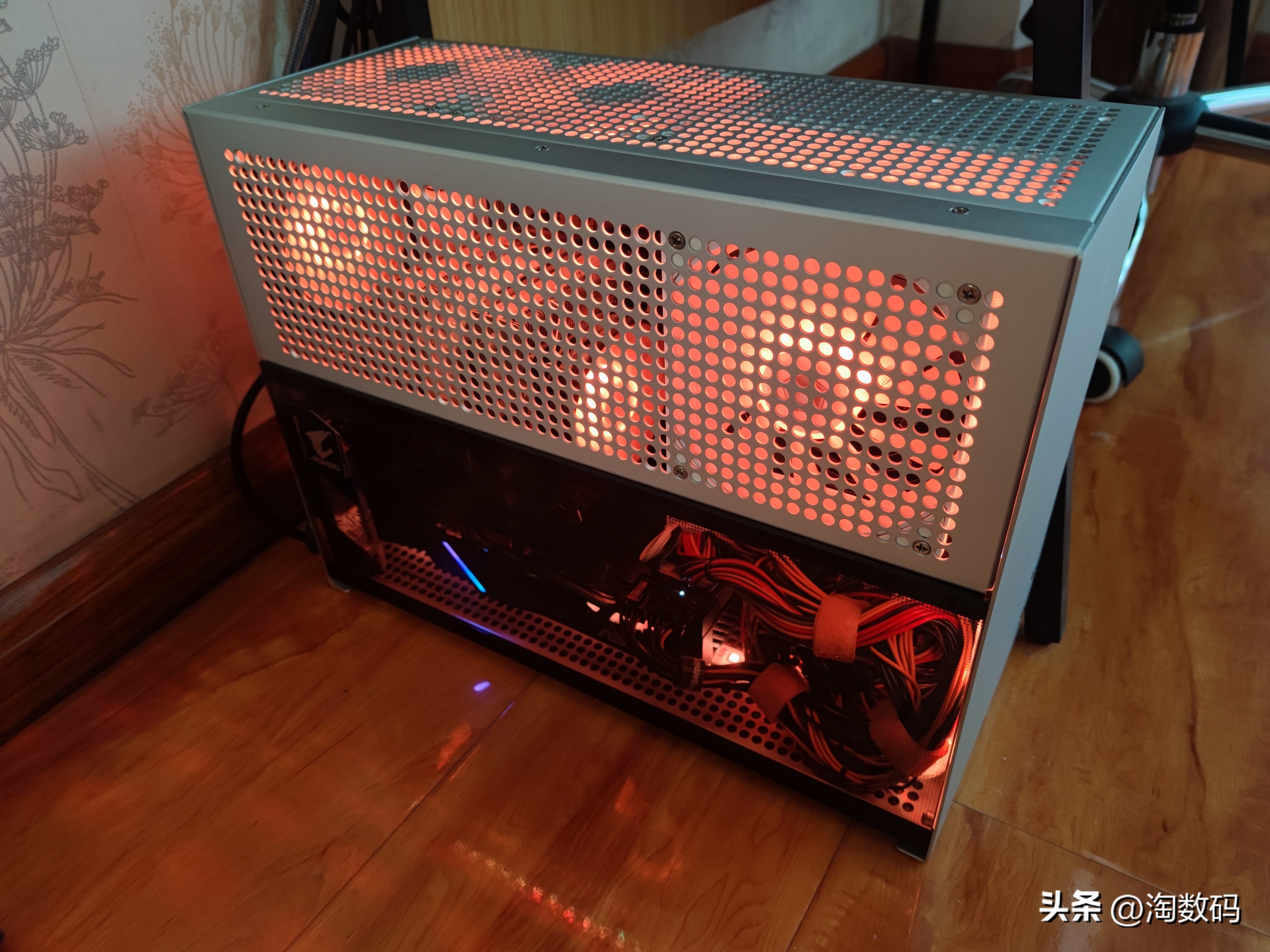 头铁矿卡配矿电:¥666块华硕RX5700+¥109块鑫谷金牌1250W装个机