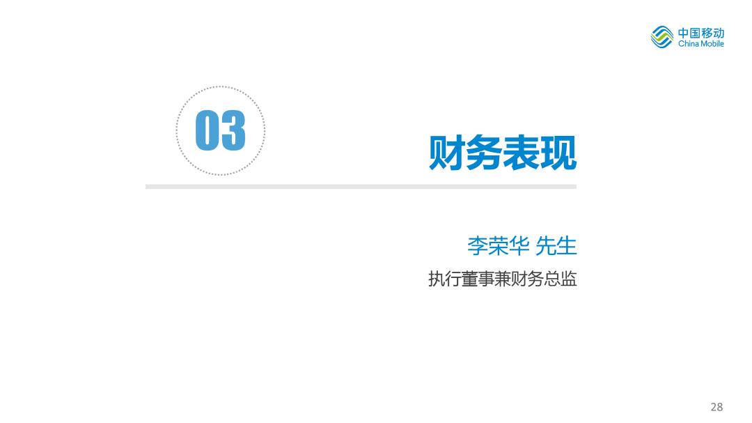 中国移动2020年度业绩,中国移动年中业绩发布