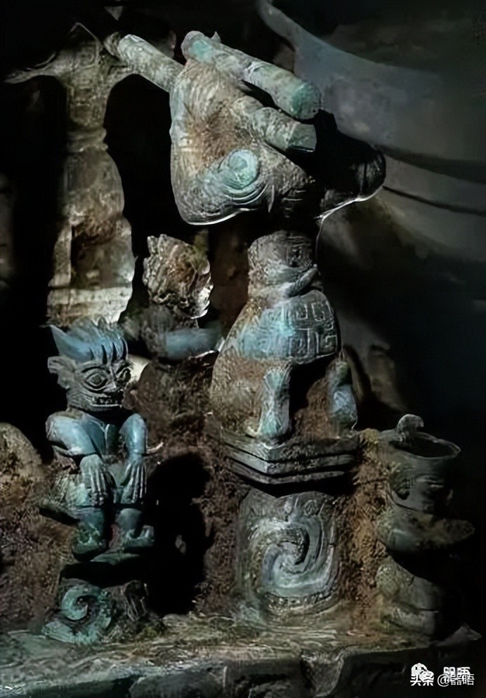 三星堆造型介绍,三星堆扁头