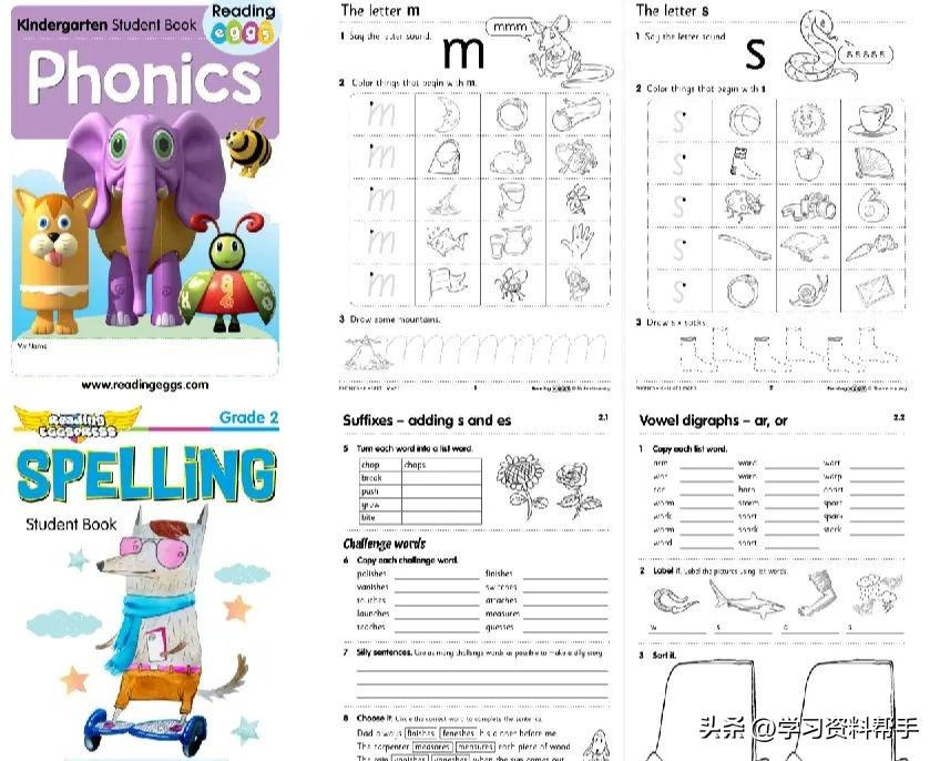 屡获大奖的readingeggs练习册,搞定语法/阅读/自然拼读/词汇等