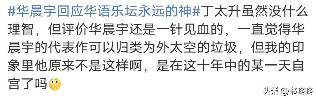 丁太升评价华晨宇永远的神,华晨宇评价丁太升第六期