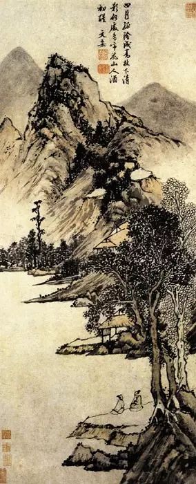 明清高清山水作品欣赏,明代山水名画图片欣赏