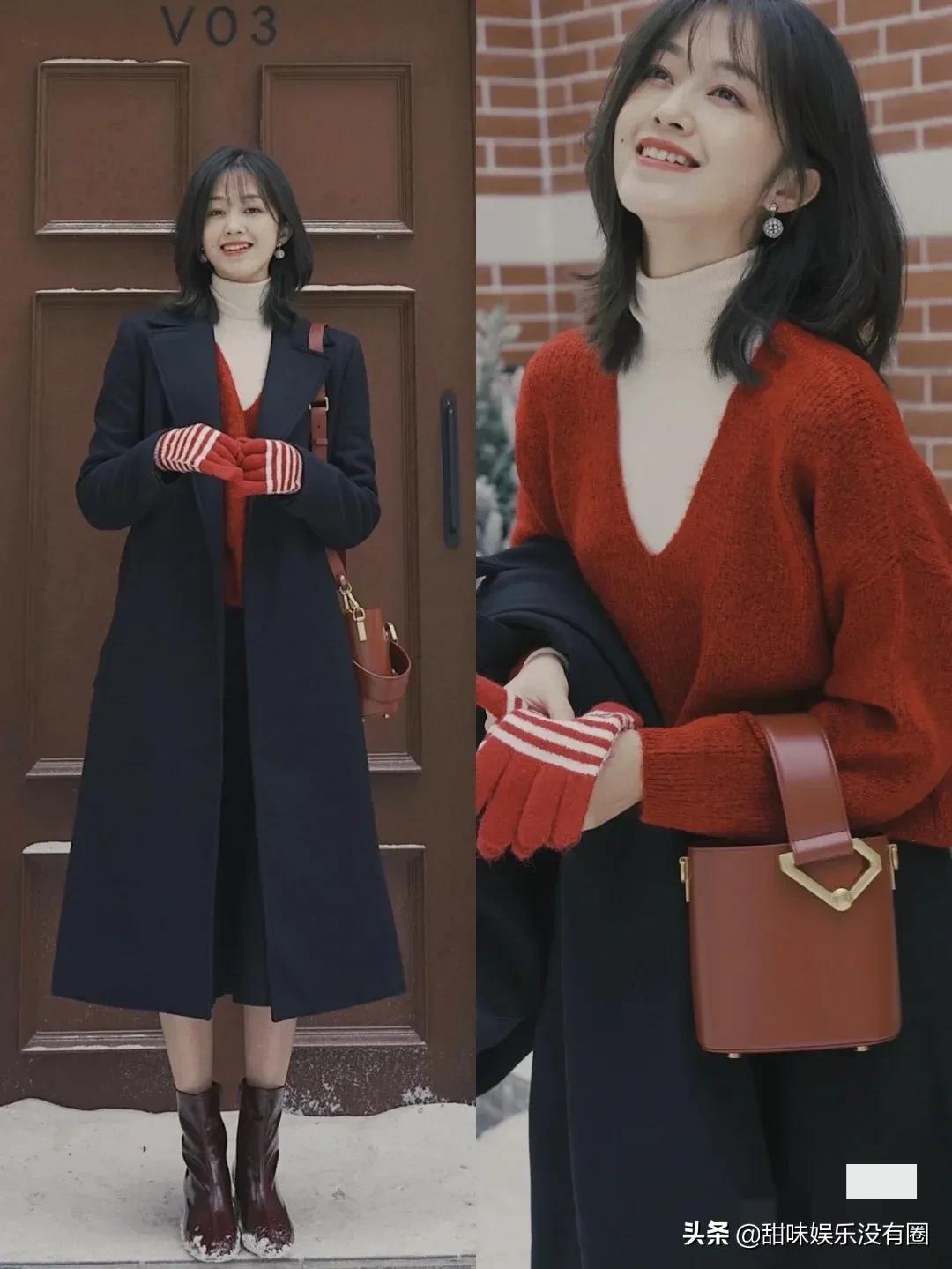 驼黄色羊绒大衣配什么颜色显高级,女士高级新款羊绒大衣