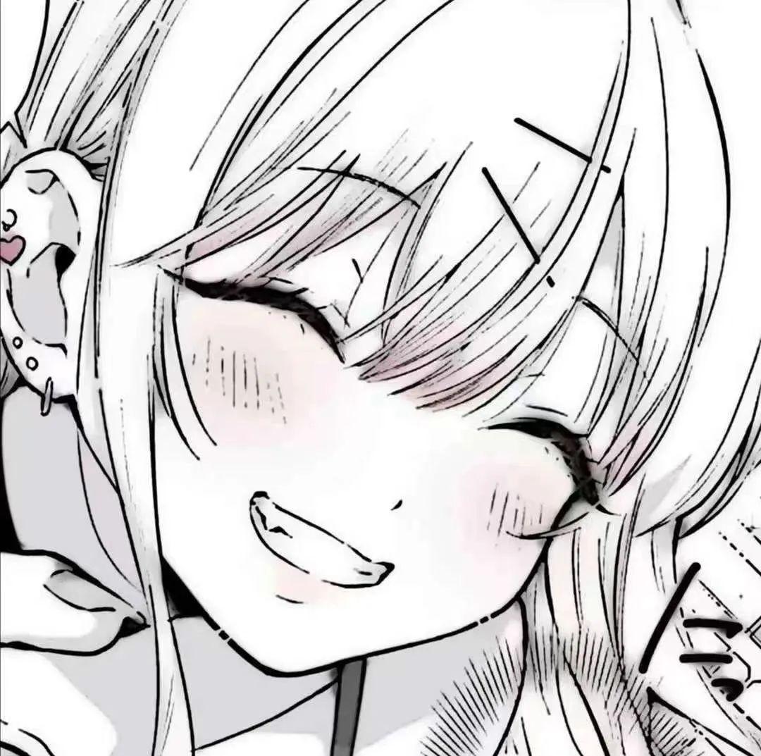 wechat头像女动漫黑白,wechat黑白清冷头像