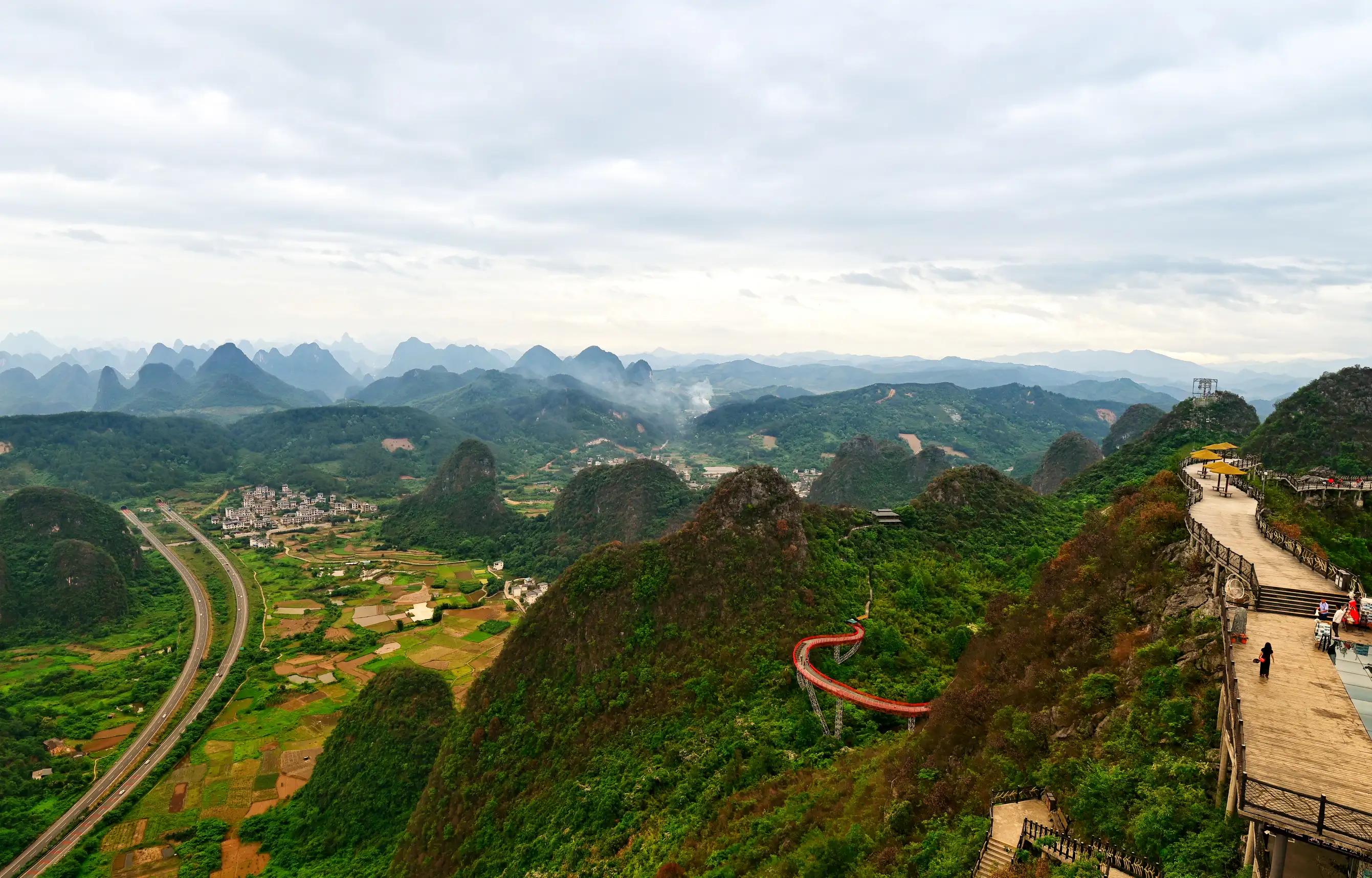 阳朔十里画廊油菜花,阳朔十里画廊视频