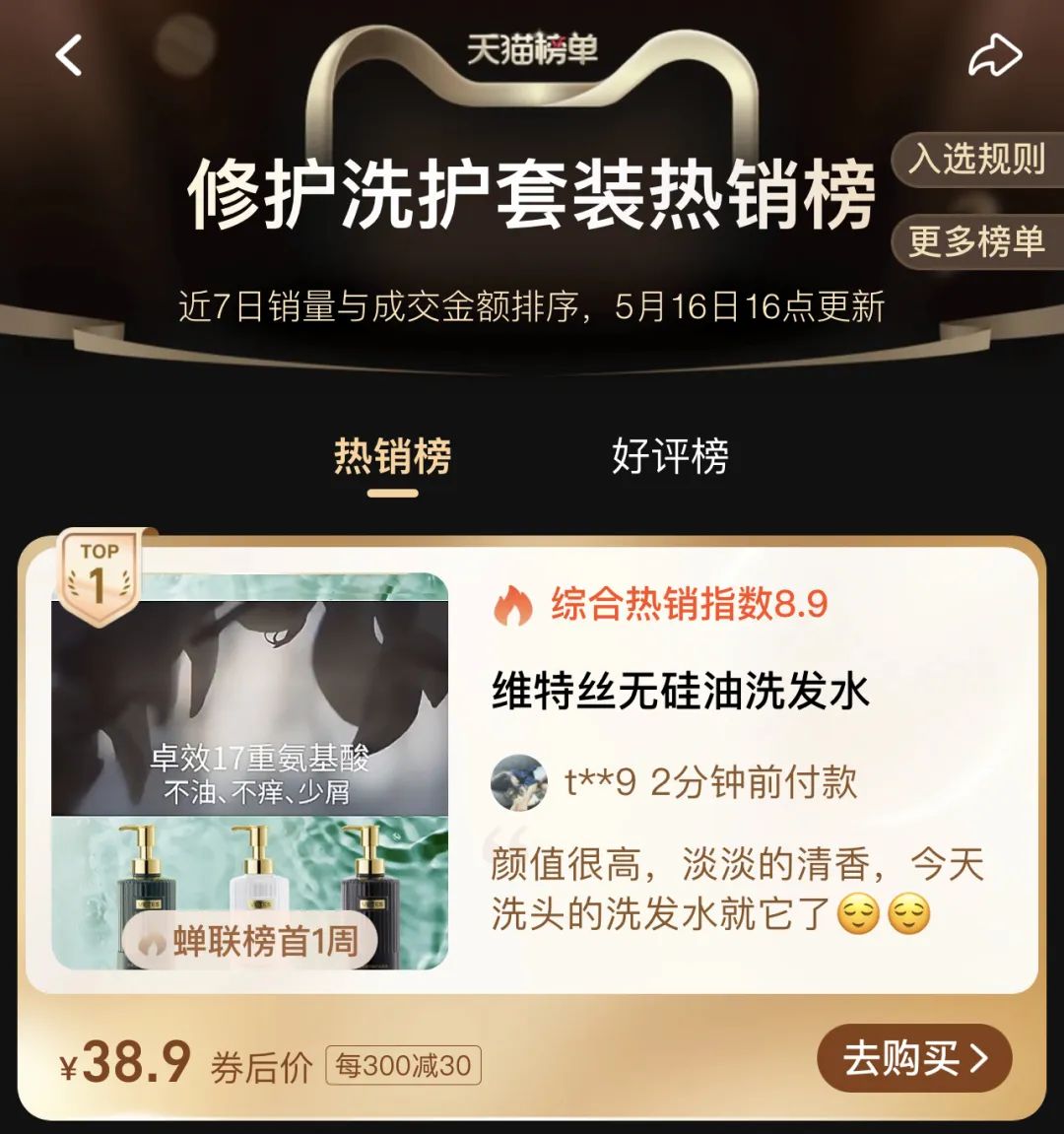 月销超60k，这家国产品牌强势霸榜细分品类No.1