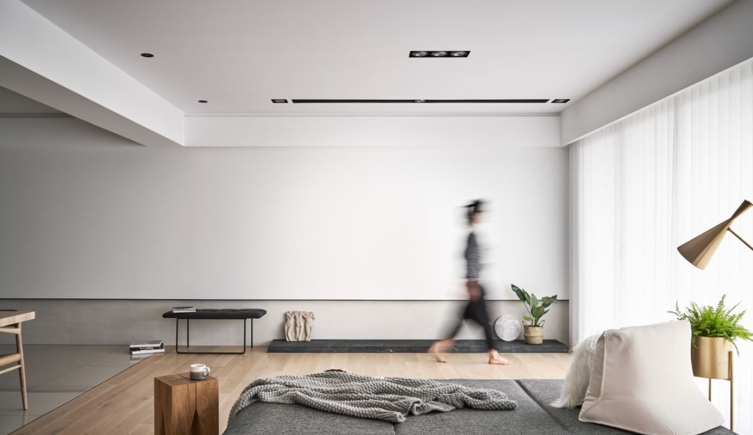 禅意侘寂风豪宅,侘寂挑空别墅