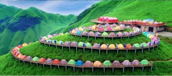 来安福武功山图片,来武功山体验春日的美好