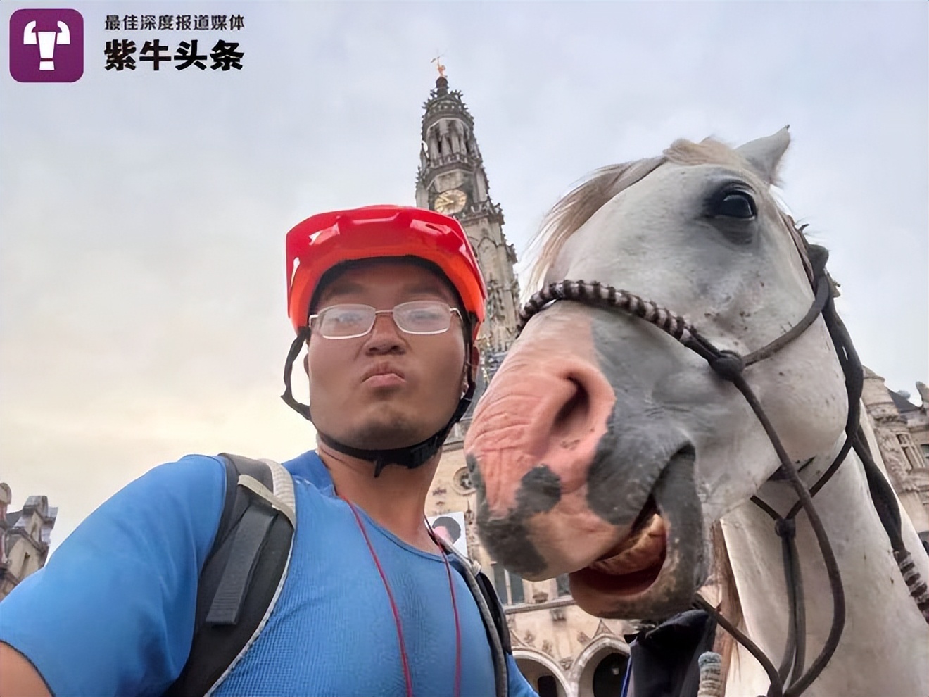 山东小伙买匹白马走欧洲,山东小伙欧洲买马骑回国