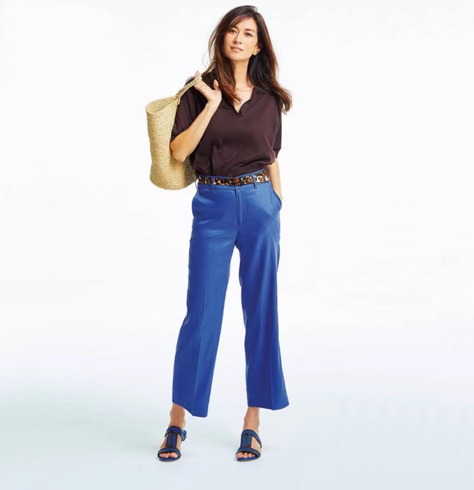 夏天穿蓝色永不过时的高级感,什么颜色适合夏天穿蓝色